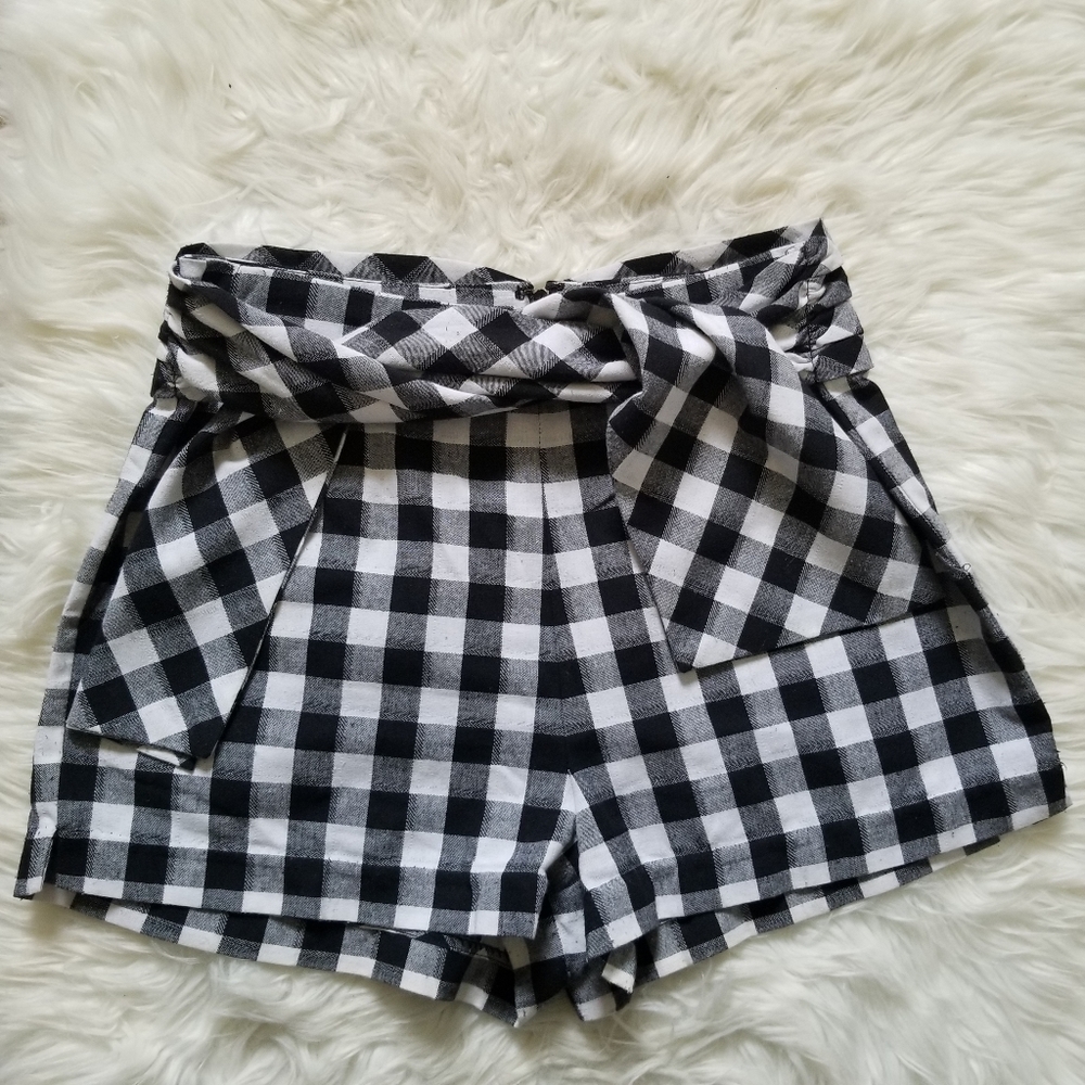 Saylor Antonia Shorts Gingham Medium